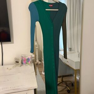 Long sleeve maxi dress